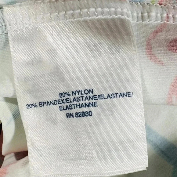 Lands End Swim Dress Rash Guard Tunic Cover Up V-Neck Long Sleeve Coverup Size S - Picture 5 of 7